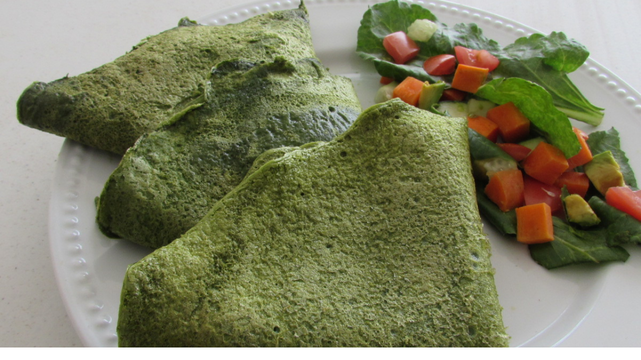 Wraps de Espinaca